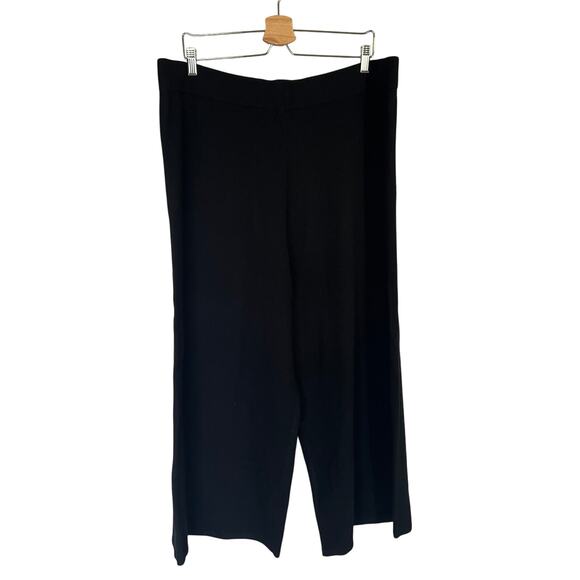 Roucha Pants Women's Last Call Pax Brushed 100% Wool Wide Leg Sweater Pants XL - Picture 2 of 11